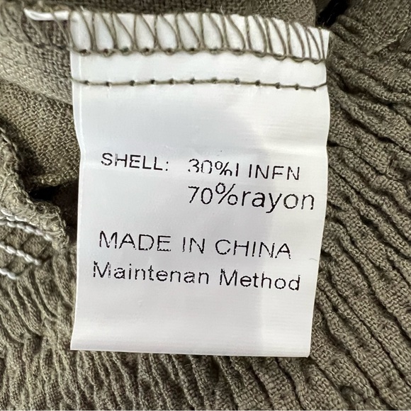 Anrabess Linen Blend Wide Leg High Waist Palazzo Pants Size S - Picture 5 of 8